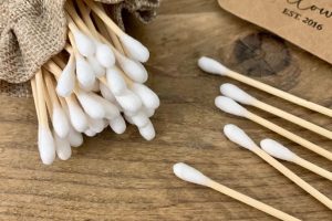 Organic Bamboo Cotton Buds Earbuds Biodegradable Sustainable Cottonbuds - Zero Waste Plastic Free